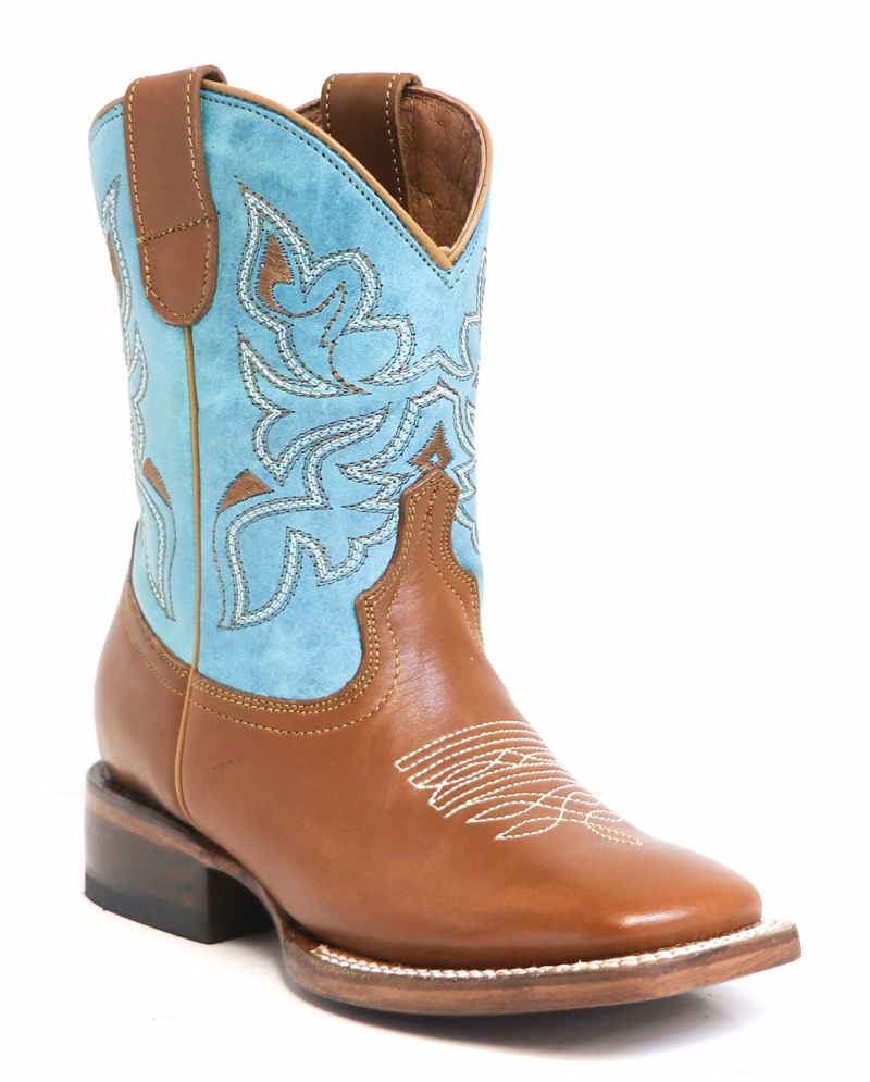 girls teal cowboy boots