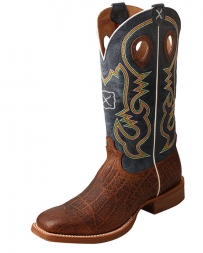 Twisted X® Men's Ruff Stock Cognac/Blue