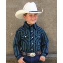Wrangler® Boys' Assorted Western Snap Stripe Shirts