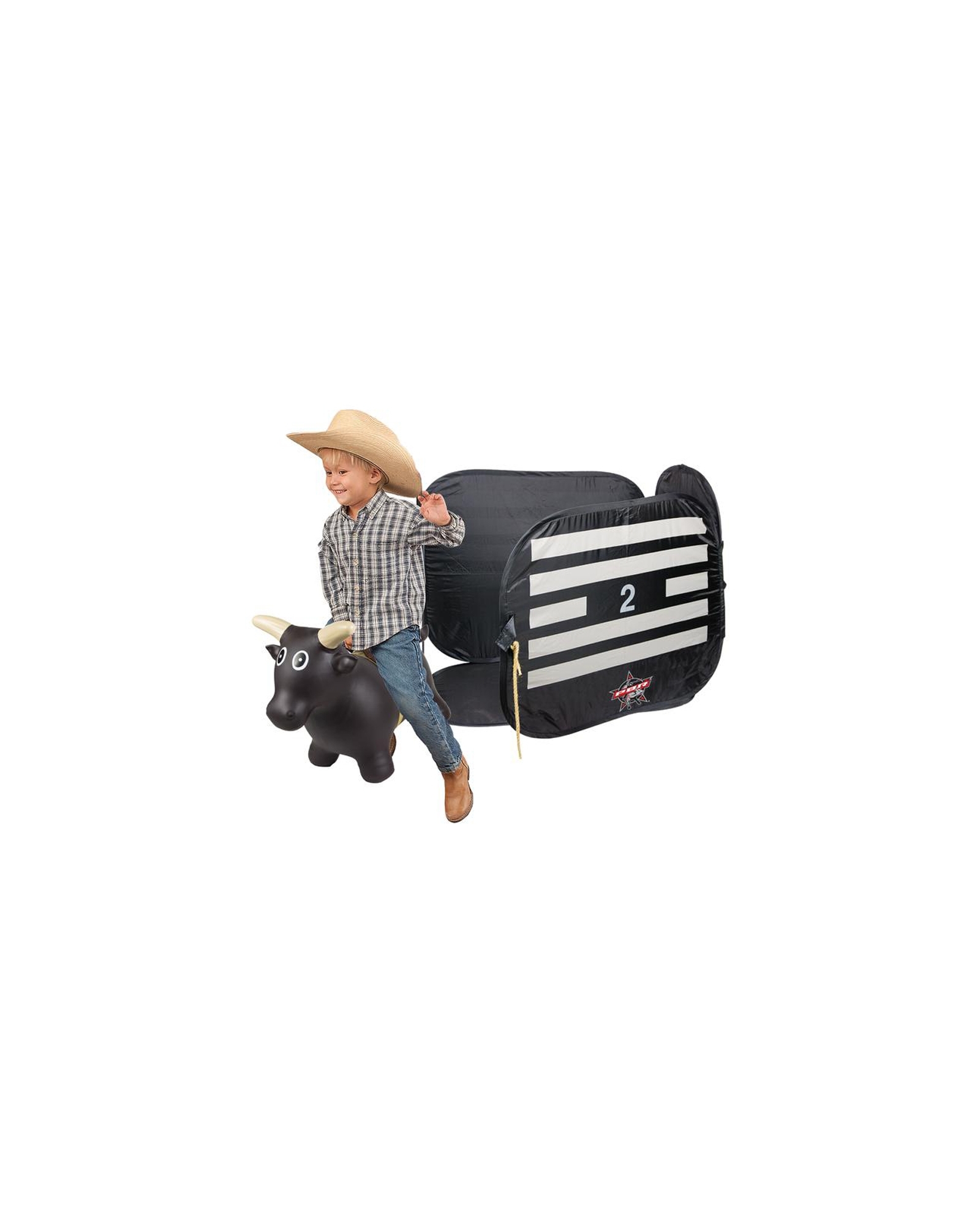 Big Country Toys® Kids' PBR Lil Bucker Bull And Chute Set - Fort