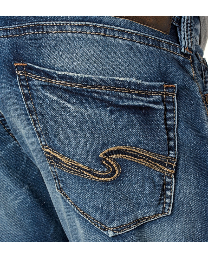 Silver Jeans® Men's Zac Dark Wash Jeans - Fort Brands