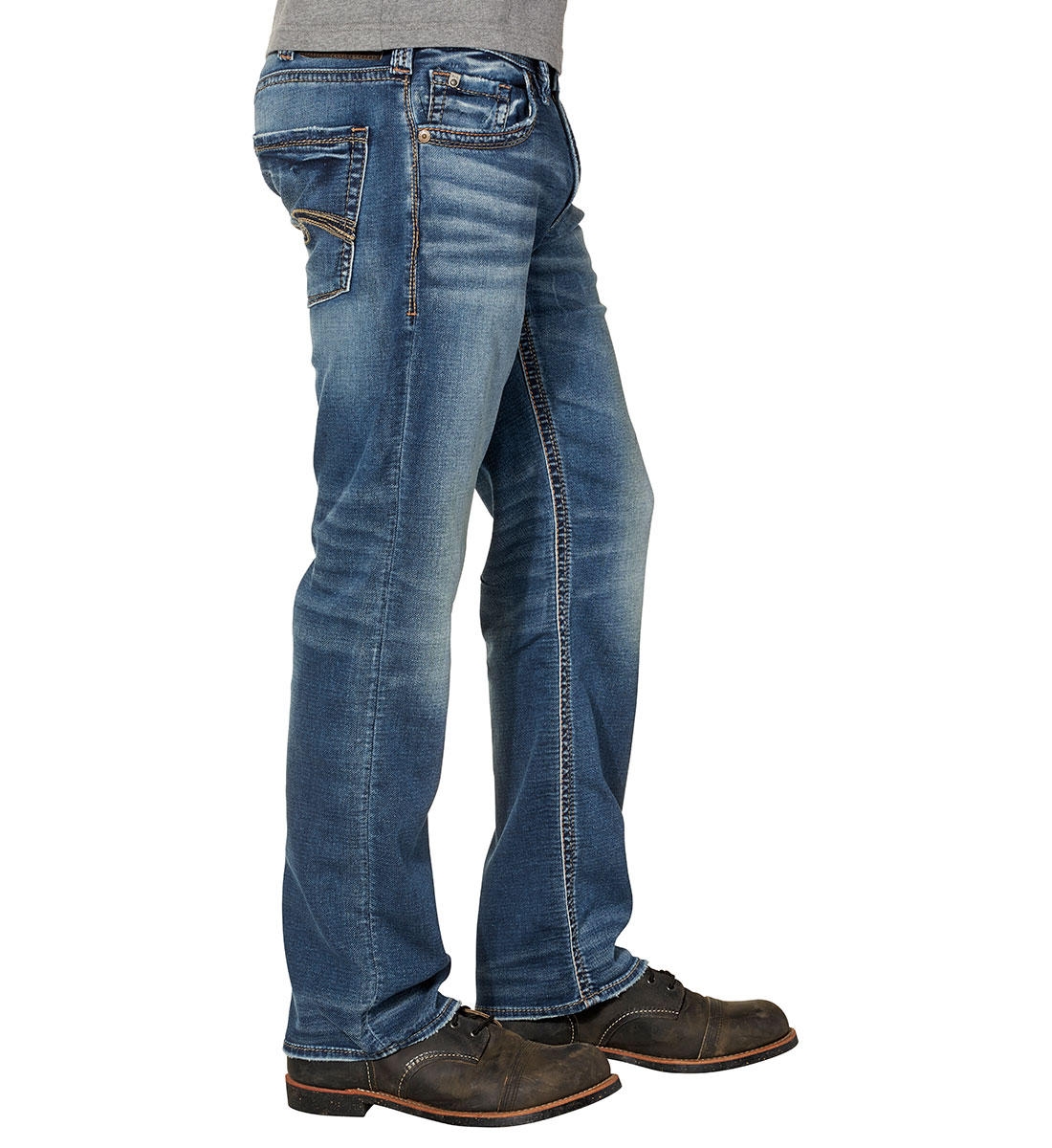 Silver Jeans® Men's Zac Dark Wash Jeans - Fort Brands