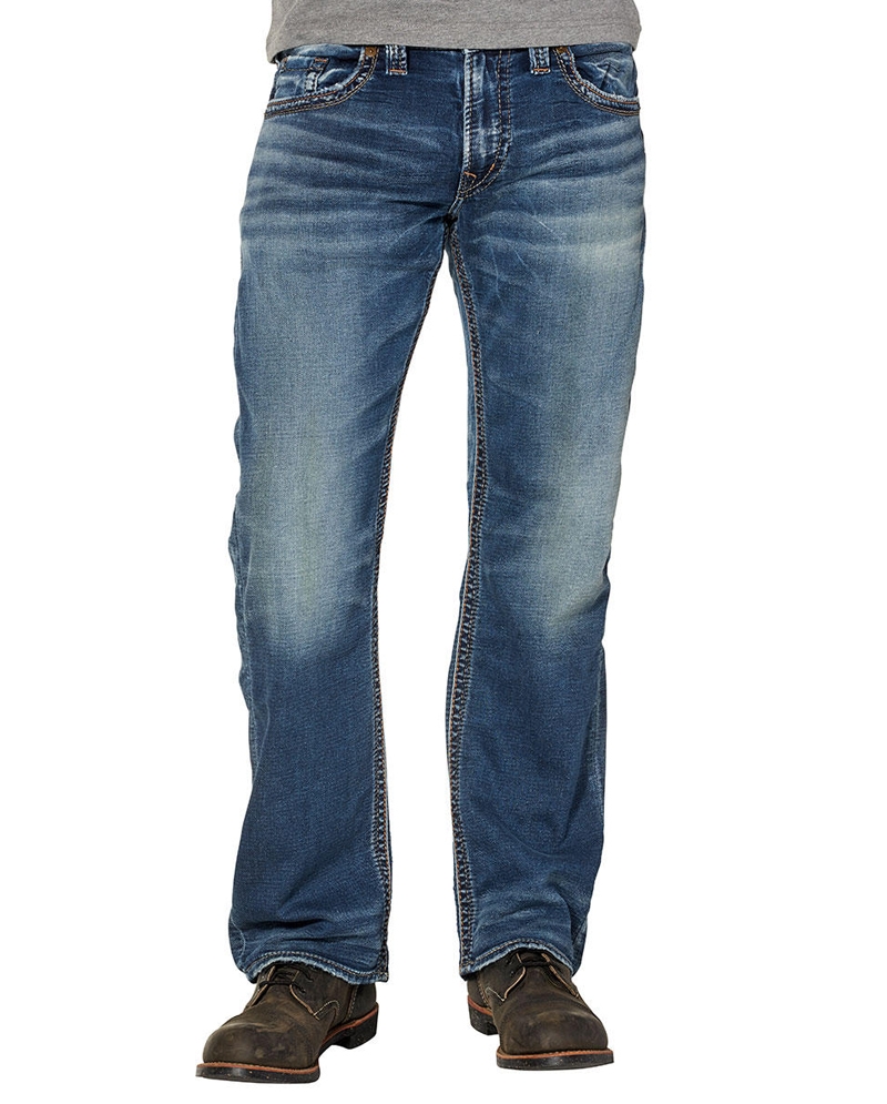 Silver Jeans® Men's Zac Dark Wash Jeans - Fort Brands