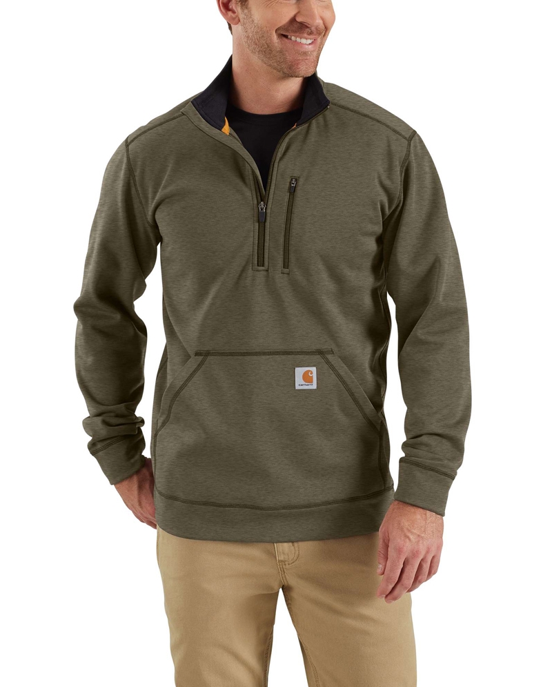 carhartt force extremes half zip