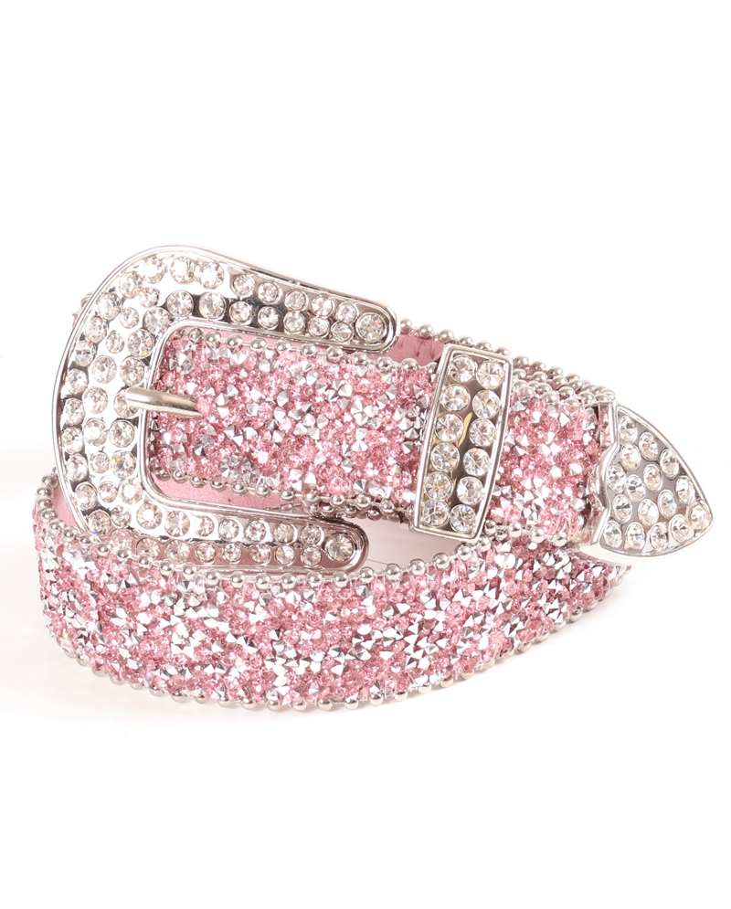 pink cowboy belt