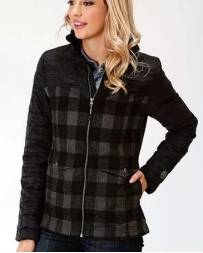 Roper® Ladies' Buffalo Plaid Combo Jacket