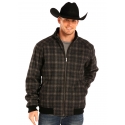 Powder River Outfitters® Men's Wool Plaid Bomber Coat