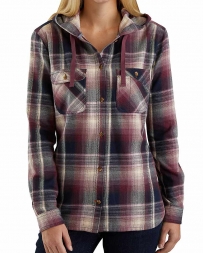 Carhartt® Ladies' Beartooth Hooded Flannel Shirt
