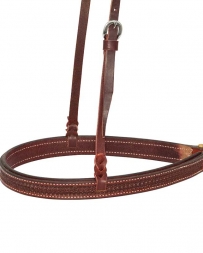 Leather Nose Band with Spider Stamp