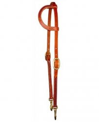 Berlin Custom Leather® One Ear Headstall with Snap