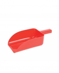 Plastic Feed Scoop - Red