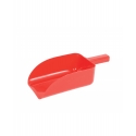 Plastic Feed Scoop - Red