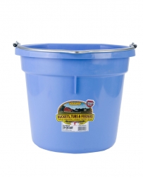 DuraFlex® 20 qt. Flatback Bucket - Blue Berry