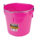 DuraFlex® 20 qt. Flatback Bucket - Hot Pink