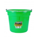 DuraFlex® 20 qt. Flatback Bucket - Lime Green