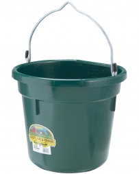 DuraFlex® 20 qt. Flatback Bucket - Green