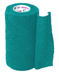 CoFlex Vet Cohesive Bandage Wrap - Teal