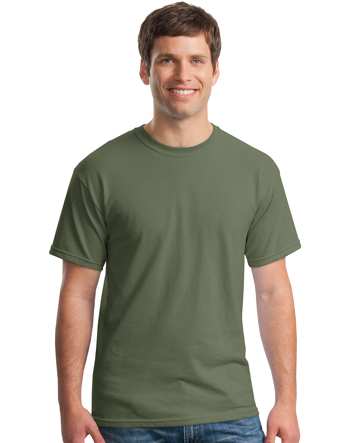 gildan olive t shirt