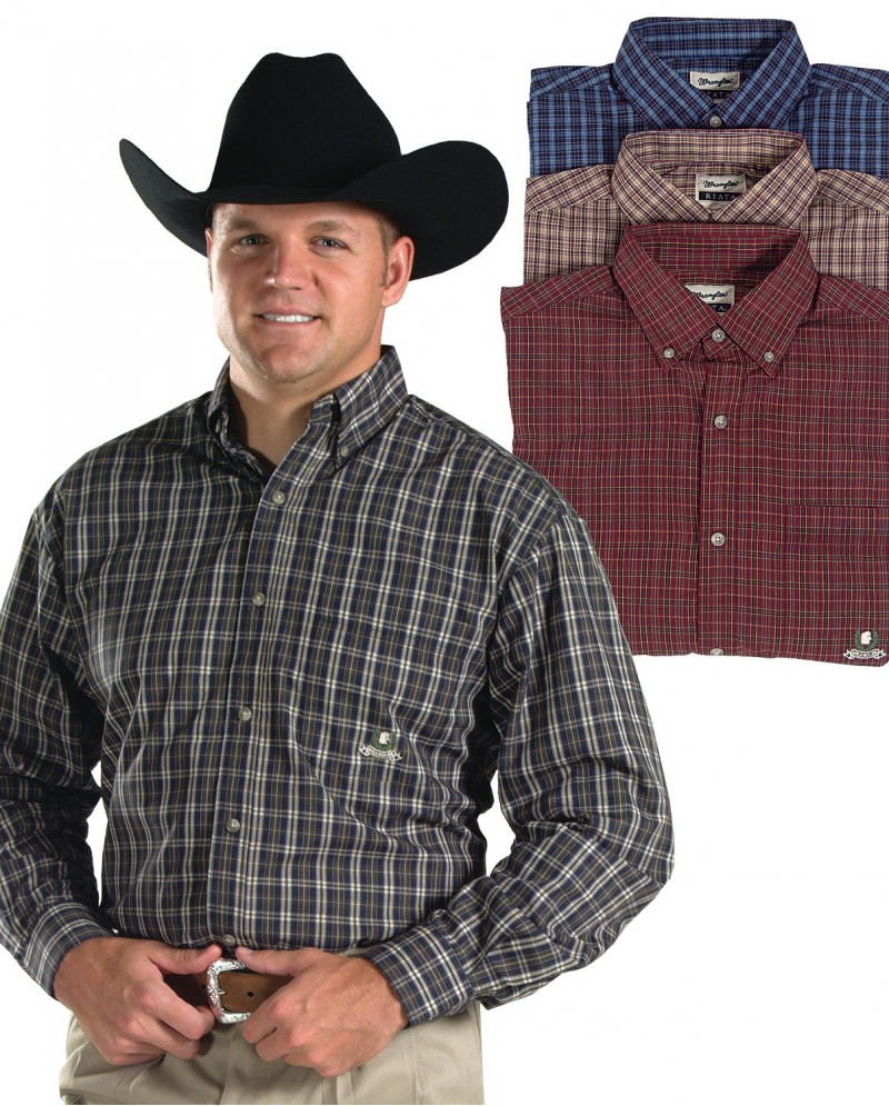 wrangler riata long sleeve shirts