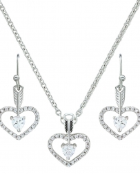 Montana Silversmiths® Ladies' Arrow Pierced Heart Set