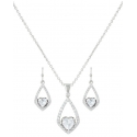 Montana Silversmiths® Ladies' Cradled Heart Set