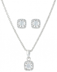 Montana Silversmiths® Ladies' Round CZ Halo Set