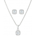 Montana Silversmiths® Ladies' Round CZ Halo Set