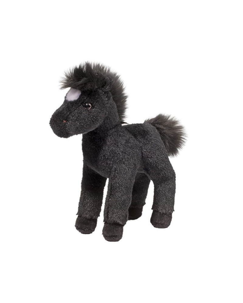 Douglas Cuddle Toys Flint Black Horse