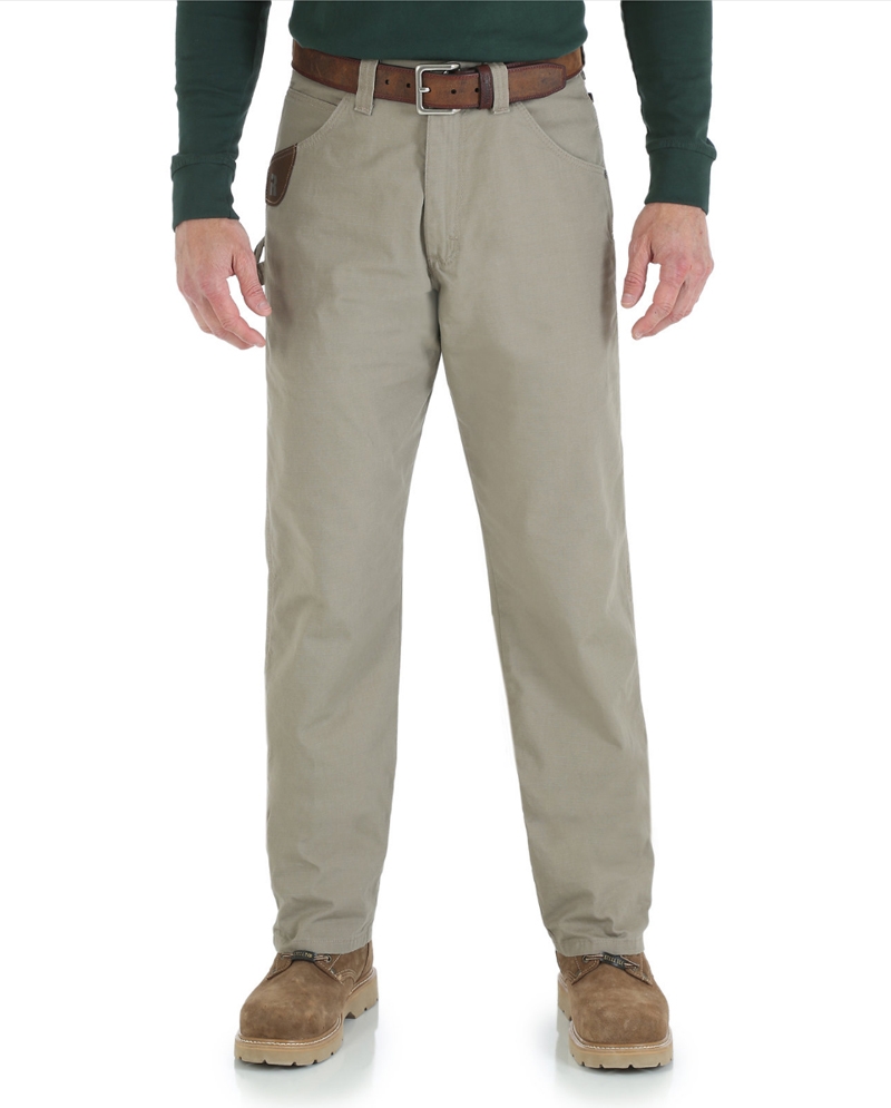 riggs workwear by wrangler men's ripstop carpenter jean