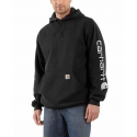 Carhartt® Men's Midweight Logo Sleeve Hoodie