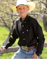 Cinch® Boys' Solid Pinpoint Shirt