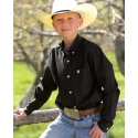 Cinch® Boys' Solid Pinpoint Shirt