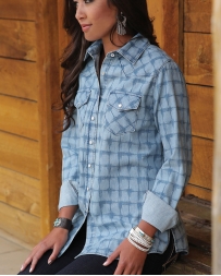 Cruel® Ladies' Boyfreind Chambray Snap Shirt