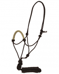 Mustang Manufacturing® Solid Nose Rope Halter - Tan