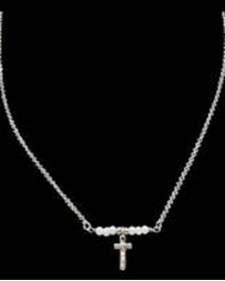 3D Belt Company® Ladies' Beaded Cross Necklace