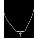 3D Belt Company® Ladies' Beaded Cross Necklace