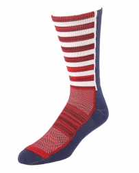 Cinch® Men's Crew Flag Socks