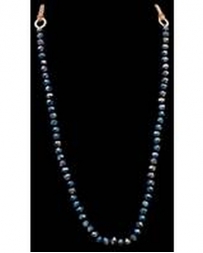 3D Belt Company® Ladies' Navy Beaded Necklace