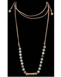 3D Belt Company® Ladies' Natural Bead Necklace