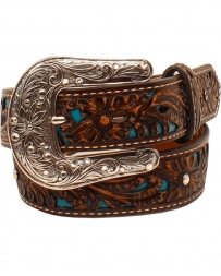 Ariat® Girls' Floral Overlay Belt