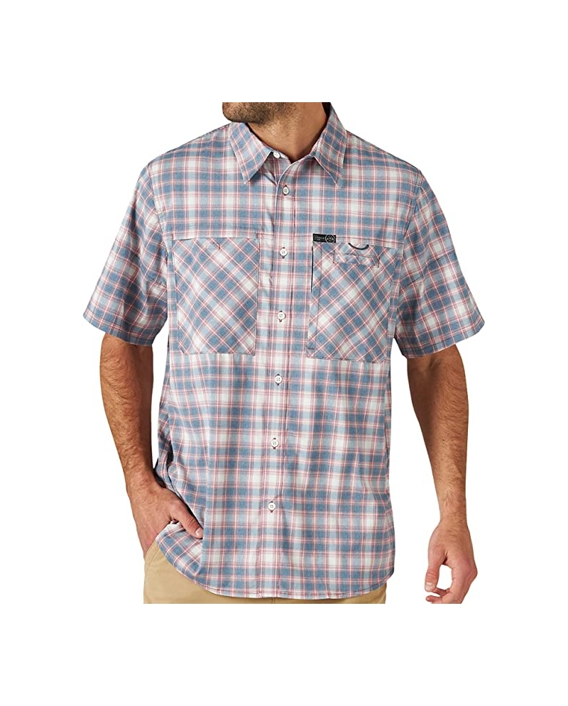 Wrangler® Men's ATG Hike SS Plaid Shirt - Fort Brands