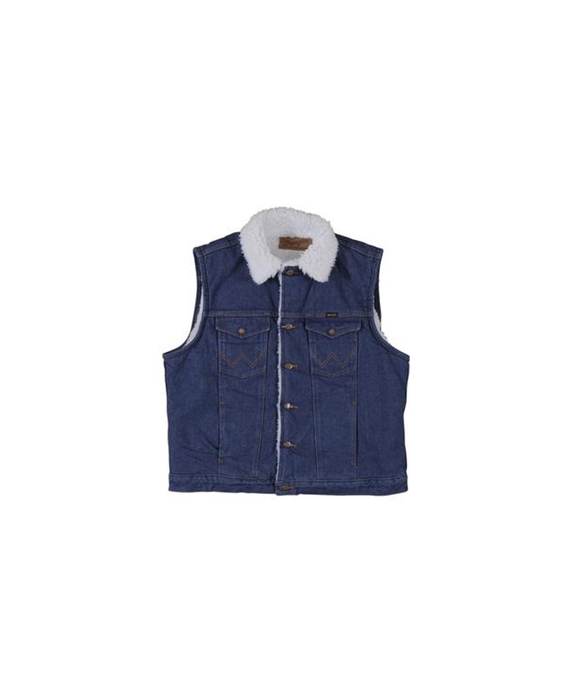 wrangler vest denim