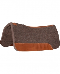 Mustang Manufacturing® Premium Contoured Pressed Wool Pad - Grey