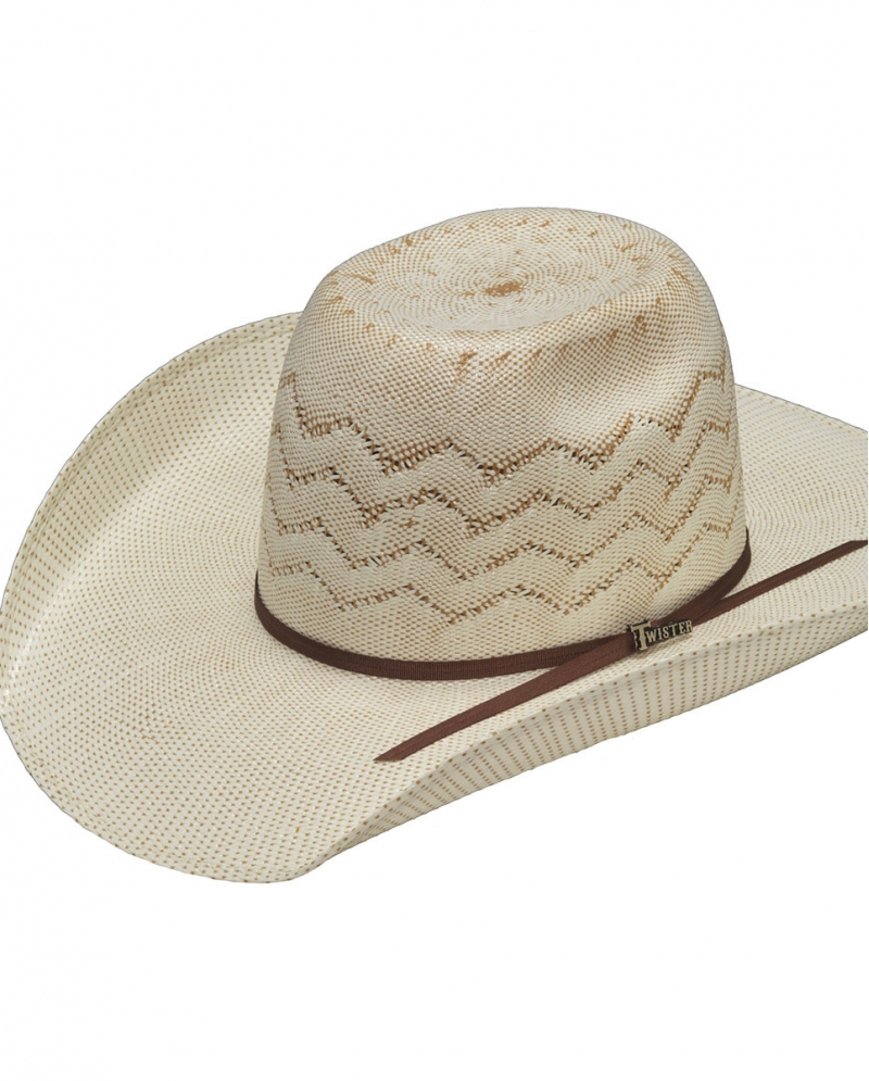 Twister Men's Wave Weave Bangora Straw Hat Fort Brands