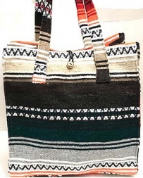 Button Top Mexican Blnkt Bag