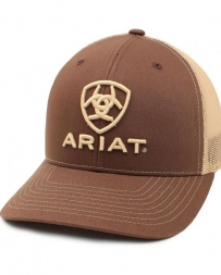 Ariat® Logo Cap Mesh Back Brown