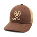 Ariat® Logo Cap Mesh Back Brown