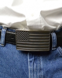 Montana Silversmiths® Men's American Flag Square Buckle