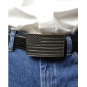 Montana Silversmiths® Men's American Flag Square Buckle