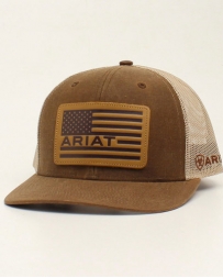 Ariat® Brown Mesh Logo Cap
